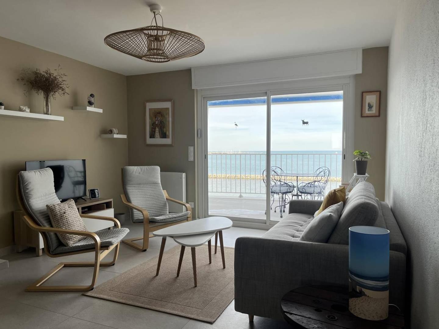 As21932 - Appartement P3 Magnifique Vue Mer En Dernier Etage Sur Le Front De Mer Le Grau-du-Roi Zewnętrze zdjęcie